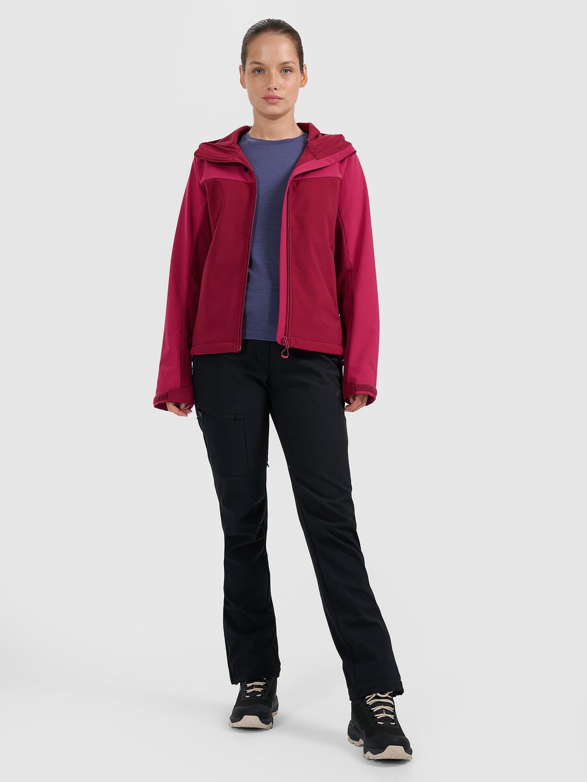 4F Kurtka softshell wiatroodporna membrana 8000 damska