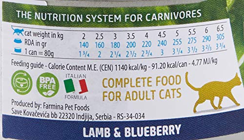 FARMINA ND CAT Prime Cordero CAJA, l'emballage peut varier, 1 x 70 g