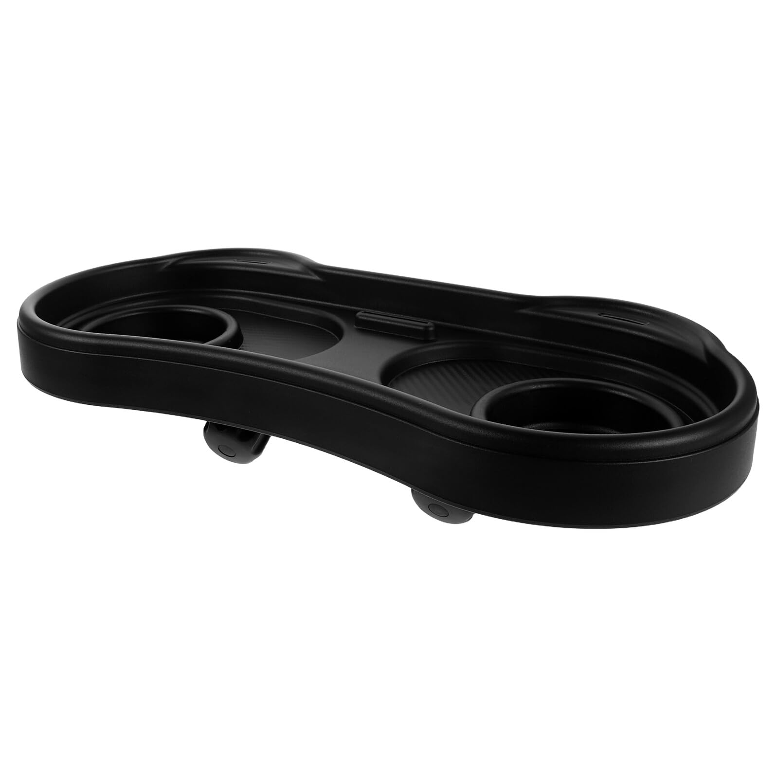 Vassoio Porta Snack per Passeggino Extra Large in Plastica con Portabicchieri Stabile Rimovibile e Facile da Pulire Accessorio Passeggino Multiuso per Cibo Bevande e Giocattoli
