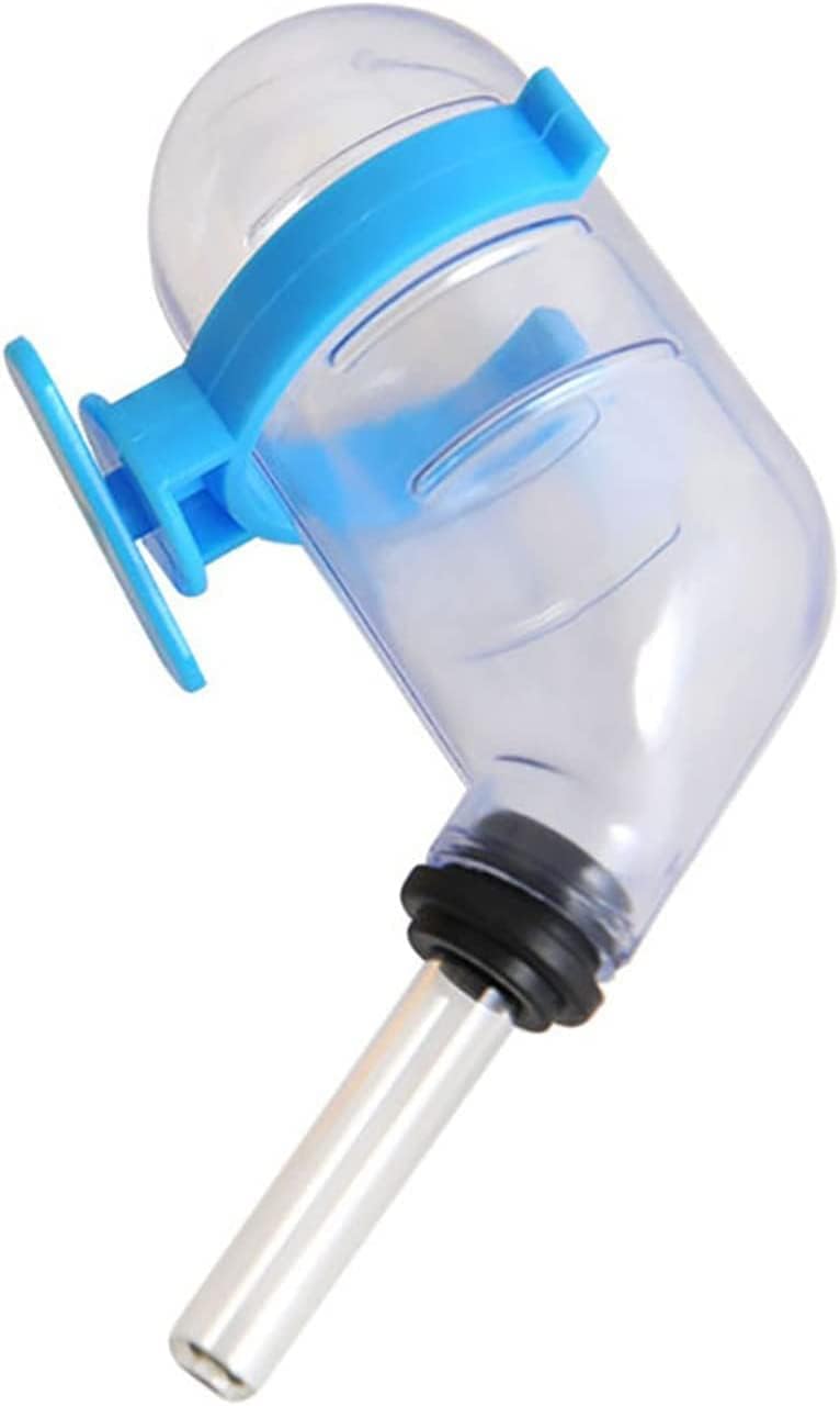 Mini No-Drip Water Bottle Feeder for Hamsters Hedgehogs Gliders Rats Mice and Other Small Pets and Animals, Hamster Water Bottle Dispenser Feeder for Cages, Crates or Wall Mount