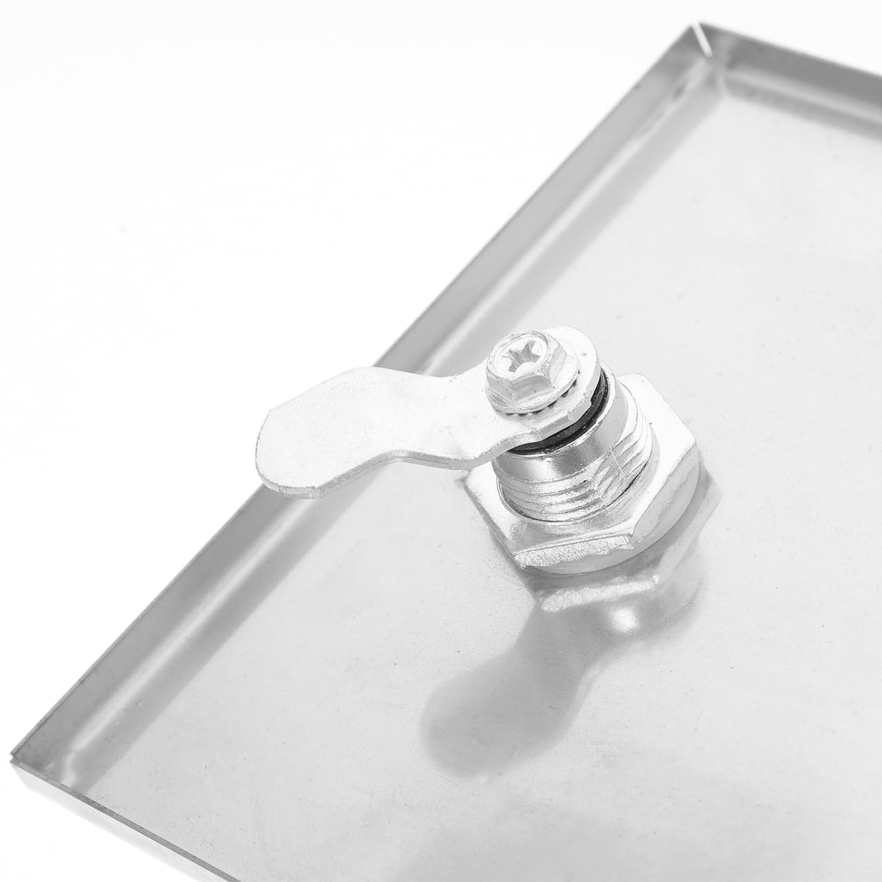 Boîte Électrique Extérieure Acier Inoxydable avec Serrure et Clés Coffret de Protection pour Prises Électriques Imperméable Boîtier de Chargeur Sécurisé pour Montage Mural et