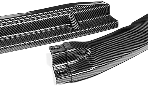 3PCS Front Bumper Lip Kit fit for compatible with 2013-2014 Ford Mustang V6/V8, GT-Style Splitter Trim Protection Spoiler, Air-Dam-Chin-Diffuser (Carbon Look)