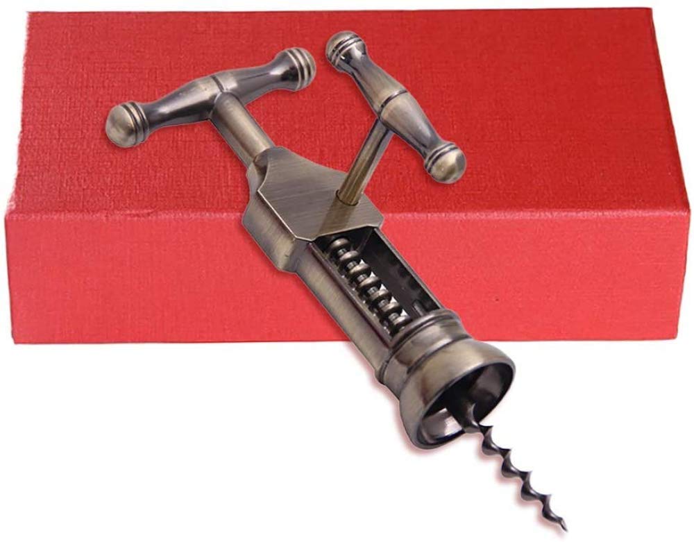 Amazon｜アンティークコルク栓抜き、ワインボトルオープナー、ギフト