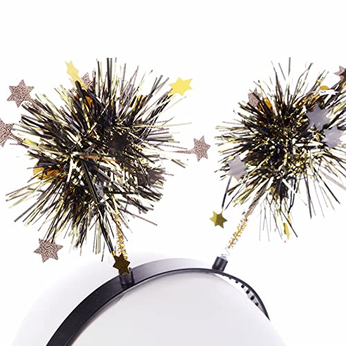 Happy New Year Headband Tiara 2025 New Year Eve Hair Hoop Headdress Hair Accessories Holiday Party Supplies Favors - Image 4