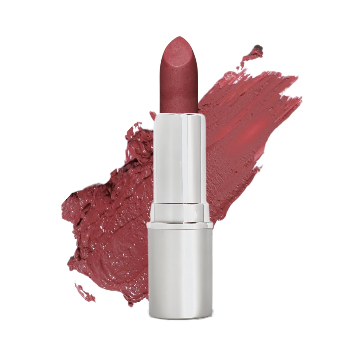 Truly Natural Long Lasting Lipstick, Trinity, Rose/Mauve, Naturally Hydrating & Nourishing, Vegan, Gluten-Free & Cruelty-Free, 0.13 oz / 3.8 g