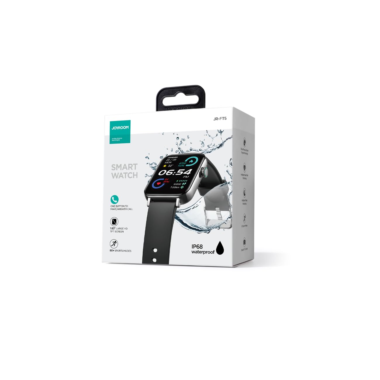 Smartwatch Joyroom JR-FT5 Fit-Life (czarny)