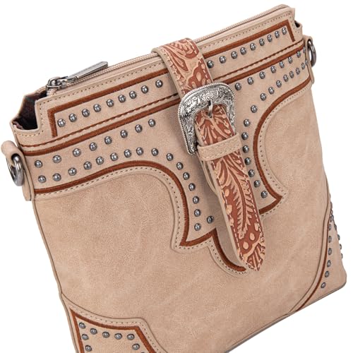 Image of Montana West Western Crossbody Bags for Women Embroidered Denim Collection Purses