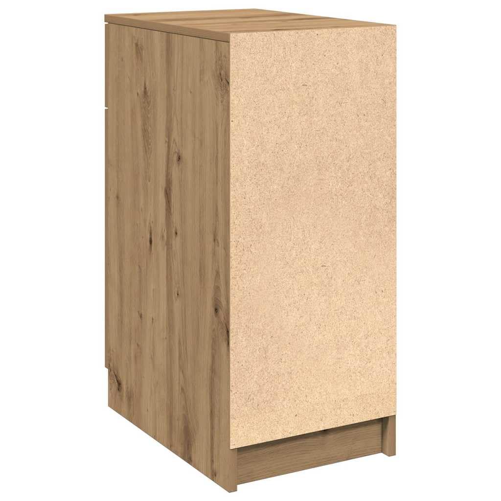 Pratico armadietto da scrivania con cassetto e scomparti in robusto legno – Versatile armadietto con spazio per organizzare l'ufficio e accessori per la casa