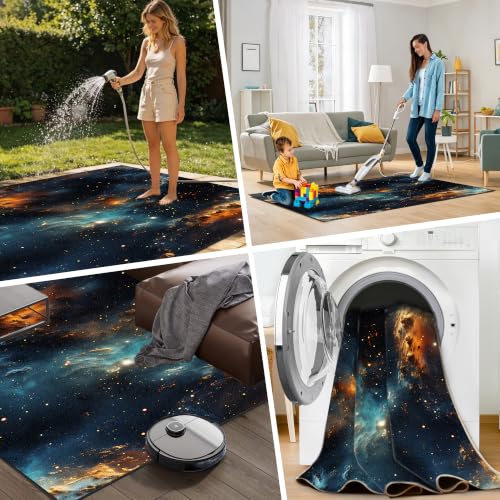 Tapis de jeu gaming lavable et antidérapant avec effet visuel 3D