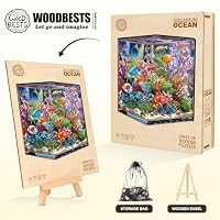 WOODBESTS Holzpuzzle Erwachsene, 285 Teile Meeresaquarium Holzpuzzle – Ansicht 3