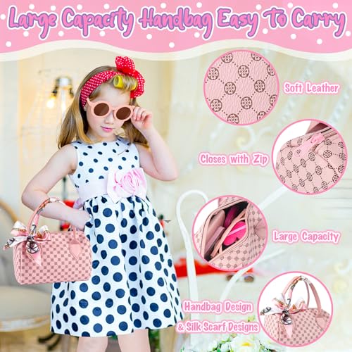 image for Oisacirg Play Purse for Little Girls, 32PCS Toddler Purse with Pretend