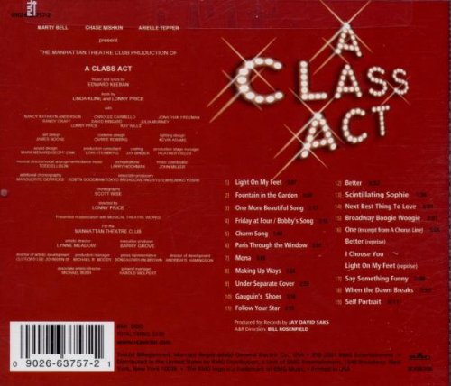 Vista 2 de A Class Act - A Musical About Musicals 2001 Original Cast