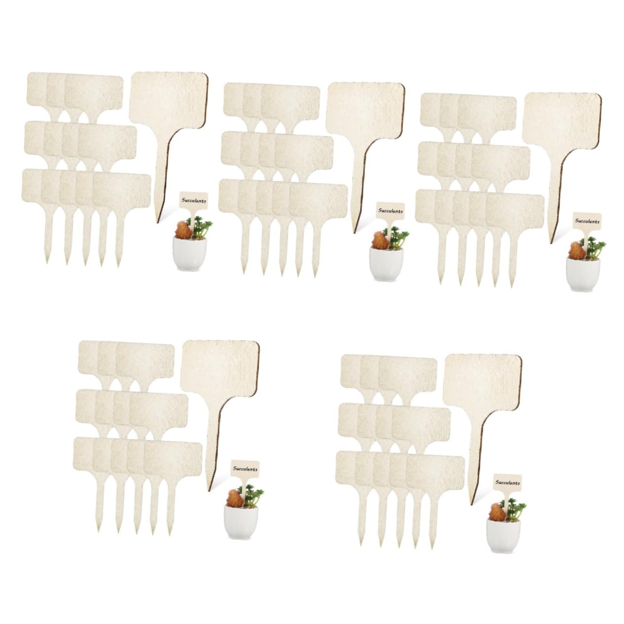 YARNOW 250pièces Étiquettes De Plantes Marqueurs De Jardin Étiquettes Pour Et Fleurs Accessoires De Jardinage Pratiques