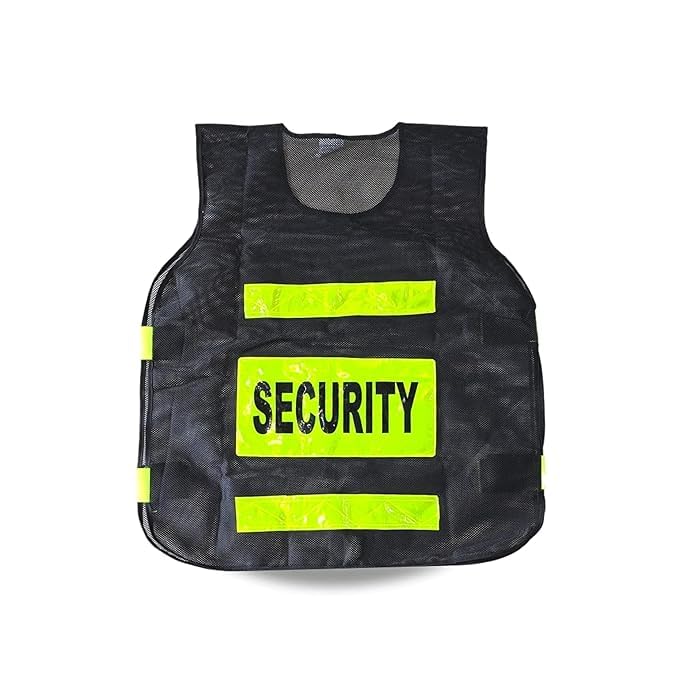 Hi-Ranger Reflective Jacket for Men & Women | Print Security Guard Design | Radium | Multipurpose - Traffic Control, Sports, Construction-picture-43