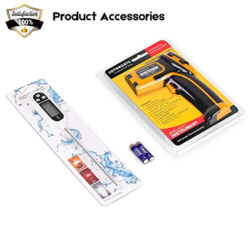 Sovarcate TP101 Infrared Thermometer Non-Contact Digital Laser Temperature Gun -58℉~1112℉(-50℃~600℃) Adjustable Emissivity Ir Temp Gun thumb #7