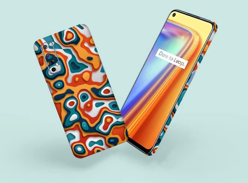 Image of Pour Art Skin Back Protector Film Ultra Thin Scratch Resistant Vinyl (Not Case and Cover) for Realme 7