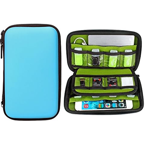 Aprince Digital Gadget Case Waterproof Memory Card Case, Designed for External Hard Drive,USB Flash Drives,Power Banks - Best for Traveling Cover