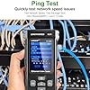NOYAFA NF-8506 Tester di Cavi di Rete – Tester Ethernet con Ping, Scansione IP e TDR, Test Velocità Rete, Lampeggio Porte, Rilevatore Cavi RJ45 RJ11, CAT5 CAT6