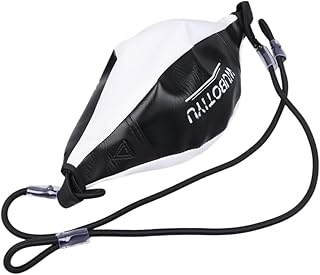 Toddmomy Bola De Boxe Bola De Boxe De Treinamento Tailandês Saco Pesado Saco De Ponta Dupla Branco Saco De Pancadas Âncora Bola De Treinamento Bola De Velocidade Principal Quicando A Bola