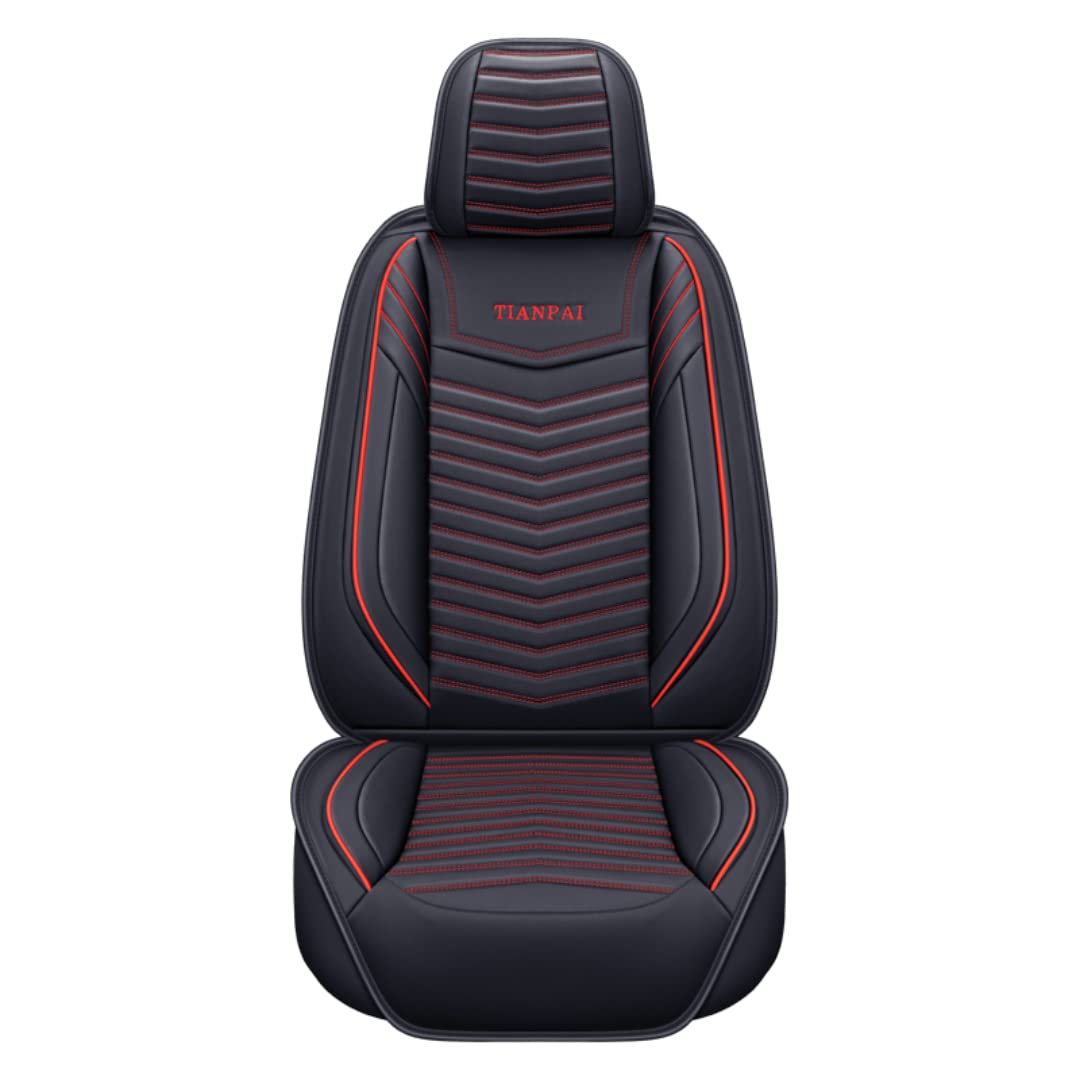 Suitable for car seat coverToyota Alphard 4Runner Hilux revo Highlander Highlander Auto Parts/Waterproof/Sports Leather/Black and Red Standard Edition