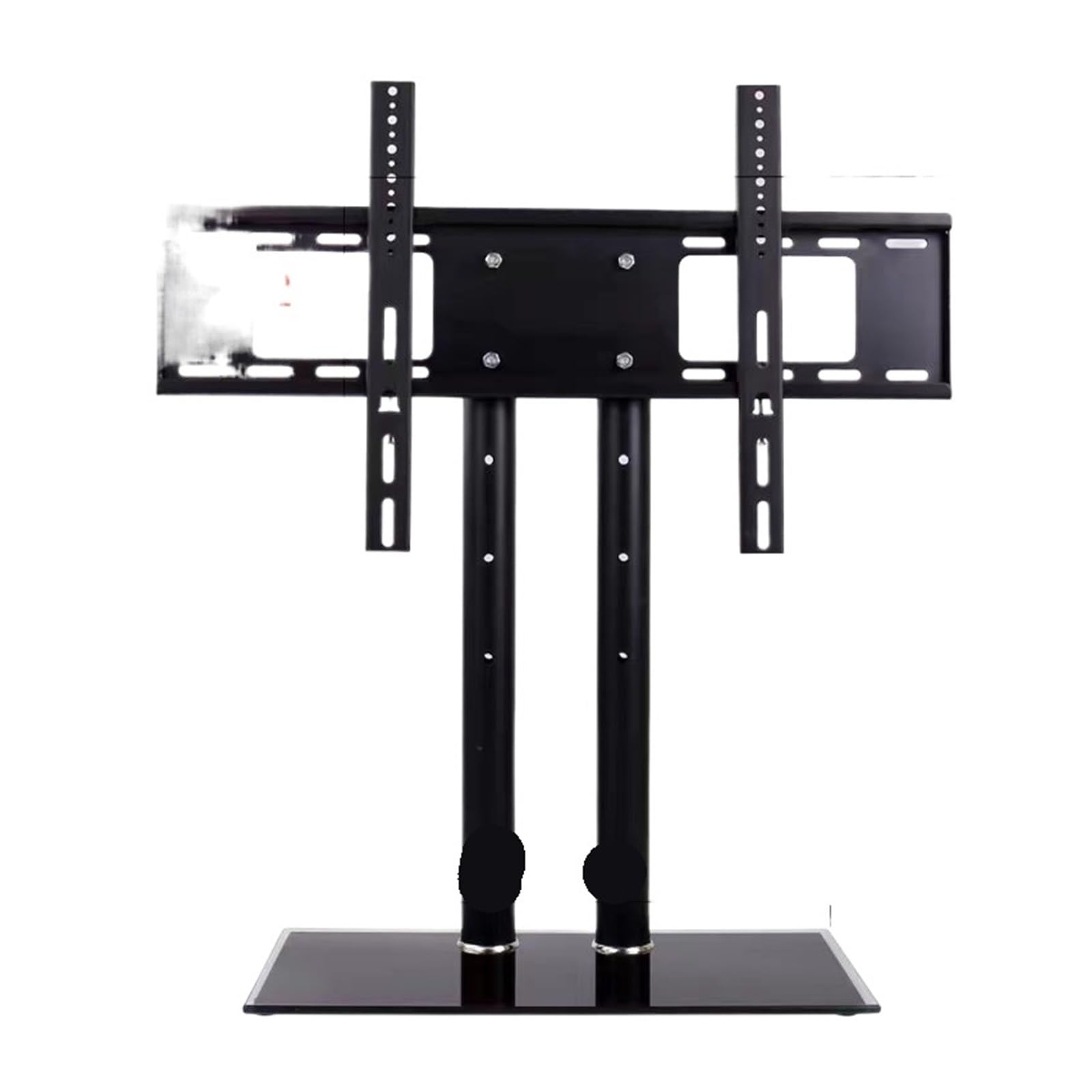 Ikpgbzxm One Color Monitor Stand, Floor Double Column Base, Height Increase(Large26-64Inch)