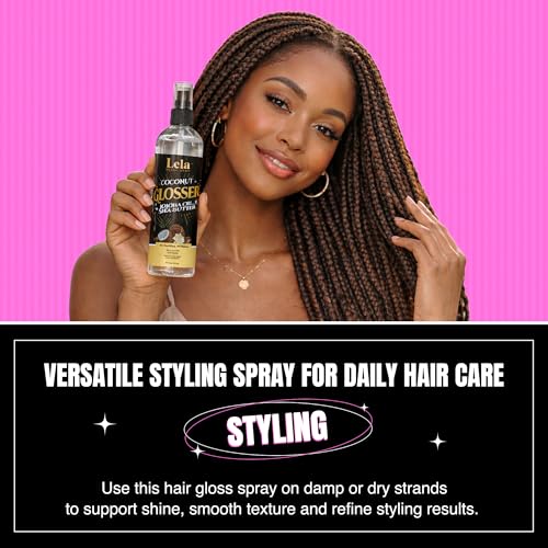 Lela Beauty Spray Brillo para Cabello 8.1 fl oz miniatura 3