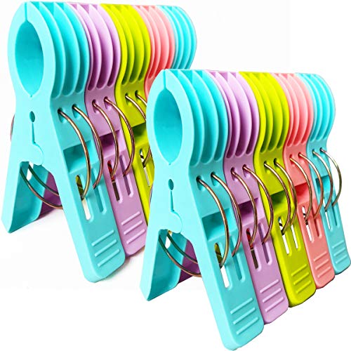 IELEK Strandtuch-Stuhl-Clips Pool Kunststoff Halter Klemme Cover