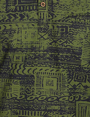 Image of Ethnix by Raymond Men's Cotton Regular Tunic Shirt