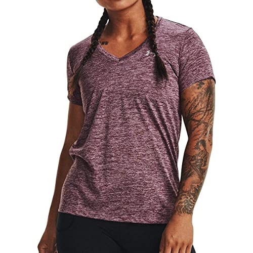 Image of Under Armour Womens Tech V-Neck Twist Short-Sleeve T-Shirt