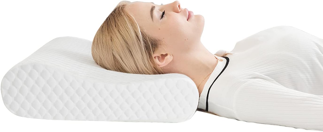 Tampor Memory Foam Pillow Ergonomic Orthopedic Contour Pillow Neck