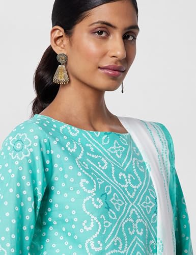 Image of BIBA Women Biba Women Voile Straight Suit Set