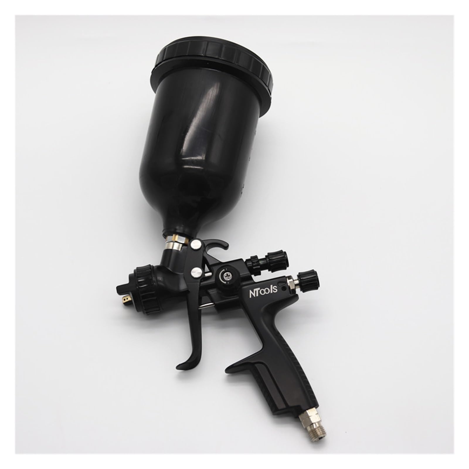 Pistolet de pulvérisation de peinture aérographe automobile avec buses interchangeables