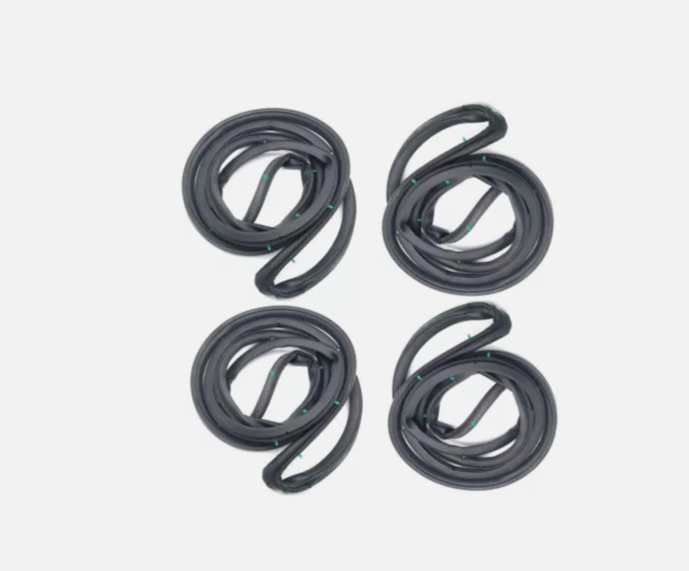 4 PC 4 Doors Opening Weatherstrip Seal Rubber Fit for Honda Accord Sedan 1998-2002 72310-S84-A01 72350-S84-A01 72810-S84-A01 72850-S84-A01