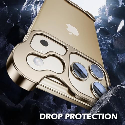 Coque sans cadre iPhone 17 Pro Max antichoc mince avec protecteur objectif - 2