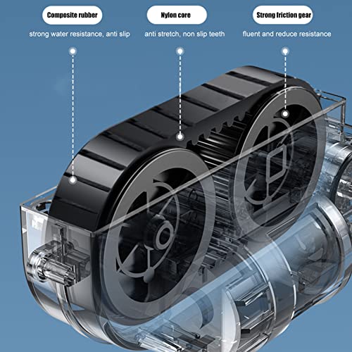 SWOQ Intelligent cleaning robot, intelligent route planning, high efficiency, powerful suction, double security protection, smart window robot with power supply for the office UK Plug - Image 7
