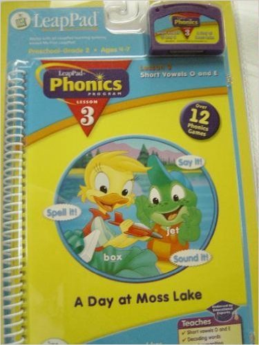 LeapPad Phonics Program Lesson 3: Short Vowels O and E w/Interactive Book and Cartridge (Ages 4-7)