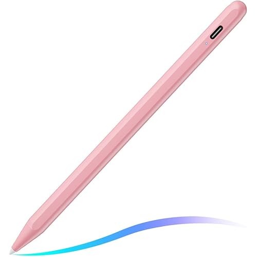 Stylus Pen for iPad (2024-2018) with Fast Charge & Palm Rejection,FOJOJO Active Pencil for iPad Pro 11/13 M4,iPad Air 11/13 M2,iPad Pro 11/12.9",iPad 10/9/8/7/6th,iPad Air 5/4/3rd,iPad Mini 7/6/5
