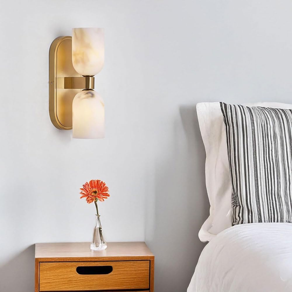 Aplique de pared interior con fuente luz, lámpara hierro estilo industrial nórdico 13,3 pulgadas y iluminación inferior, accesorios decorativos for sala estar escalera
