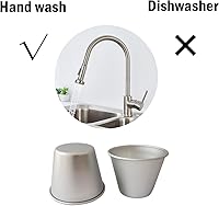 Vista 4 de Paquete de 6 moldes pequeños para popover, molde para pudín de Yorkshire, moldes para hornear profundos de aluminio, molde individual para mini