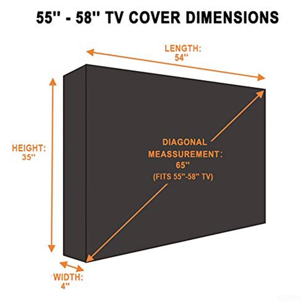 Funda de TV para exteriores resistente a la intemperie que protege tus pantallas en todas las condiciones (22-24 pulgadas)