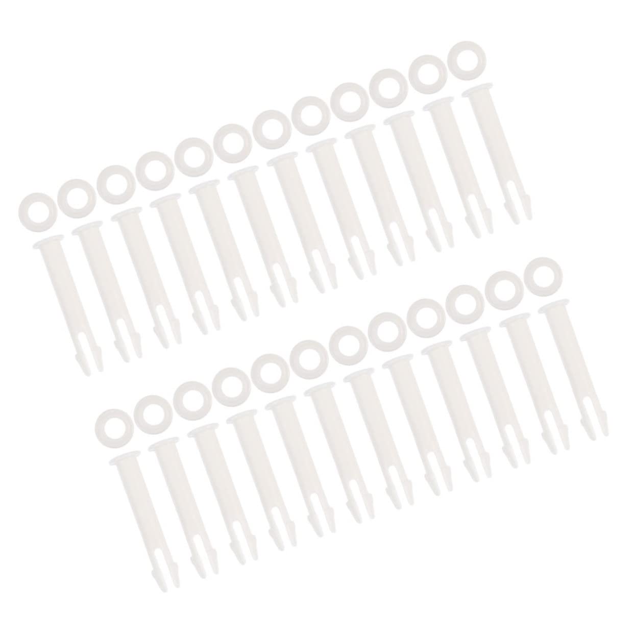 POPETPOP 2 Series Conectores De Piscina De Plástico para Piscina Desmontable Accesorios 24 Piezas X 2
