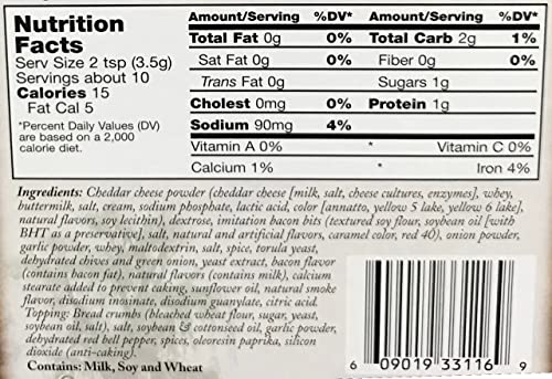 Wind & Willow Smokehouse Bacon Cheddar Cheeseball Mix - image 2