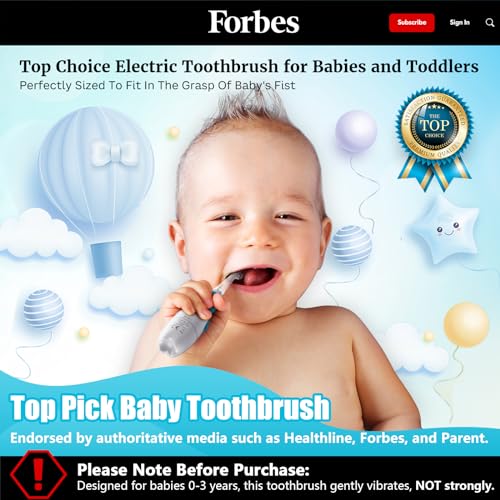 Dada-Tech DT-BB1 BLUE Toddler Electric Toothbrush Kids Age 1-2-3 Years Old thumb #1