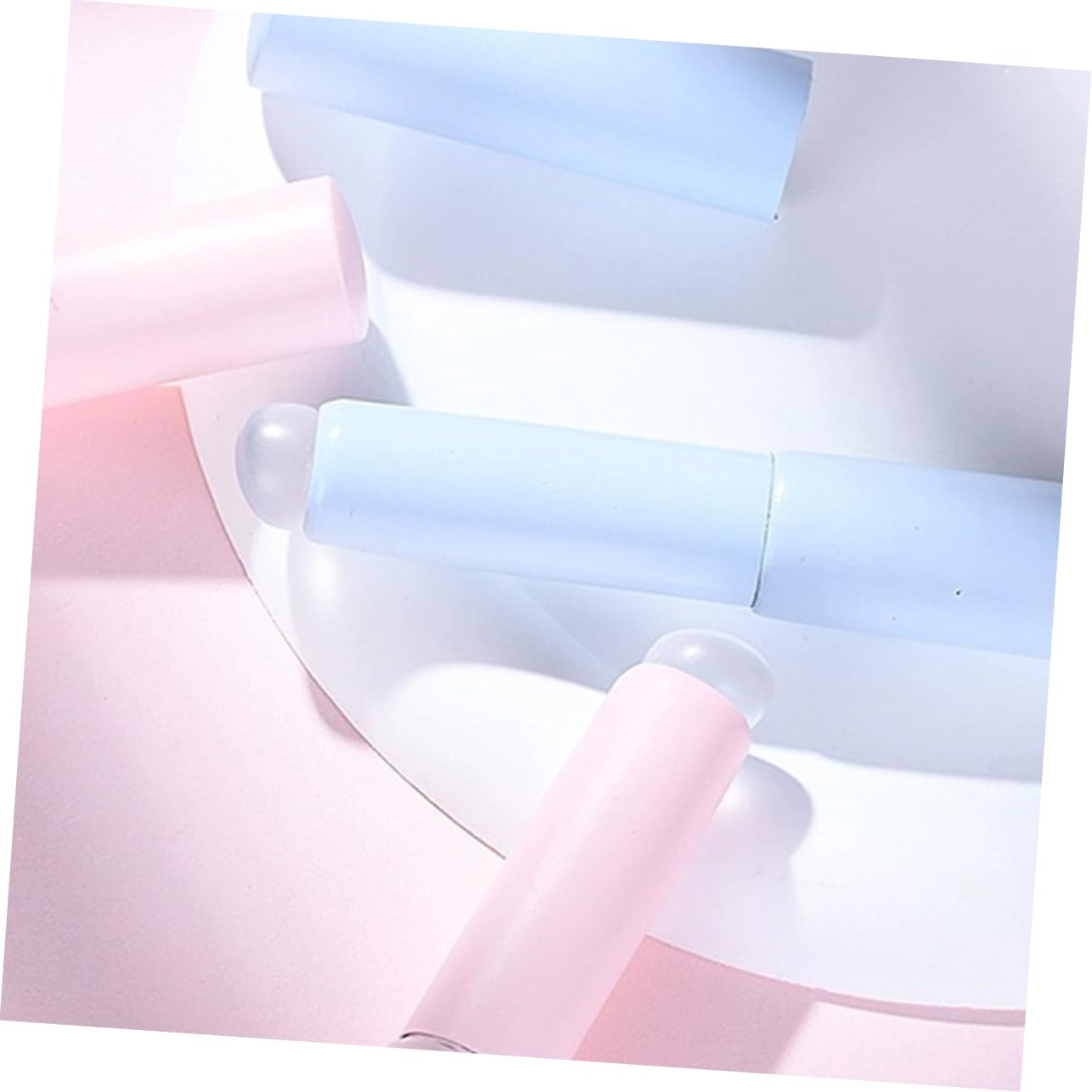 FOMIYES 15 Piezas Pincel De Brocha De Maquillaje Cepillo De Aplicador De Lápiz Labial Varitas Aplicadoras De Pintalabios Con Cubierta Bálsamo Labial Gel De Sílice Perder
