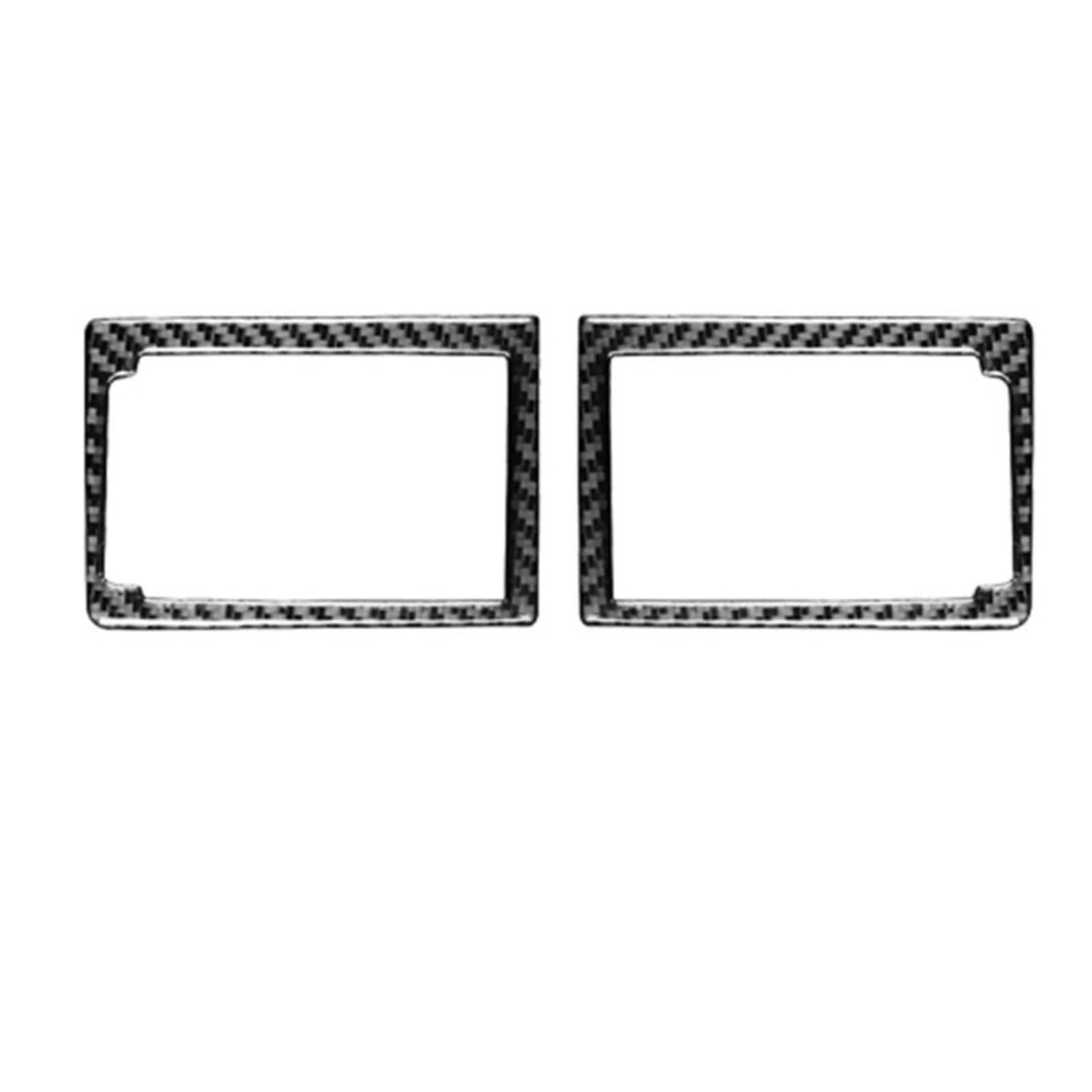 VNHLOTVJL Car Center Console Gear Shift Air Vent Interior Set Trim Sticker Accessories Compatible for Mustang 2001-2004 Carbon Fiber(2Type)