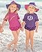RuffleButts Berry Polka Rash Guard - 3T