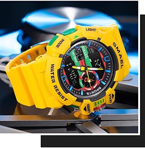 Miniatura 3 de Relojes para hombre multifunción reloj deportivo militar S-Shock LED digital impermeable reloj despertador