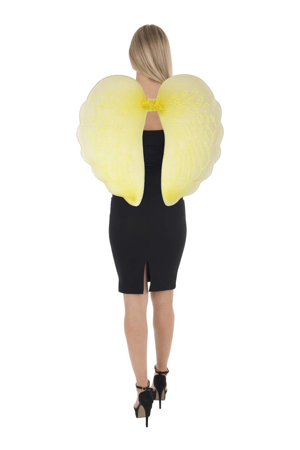 Zac's Alter Ego Fancy Dress Large Angel Mesh Wings