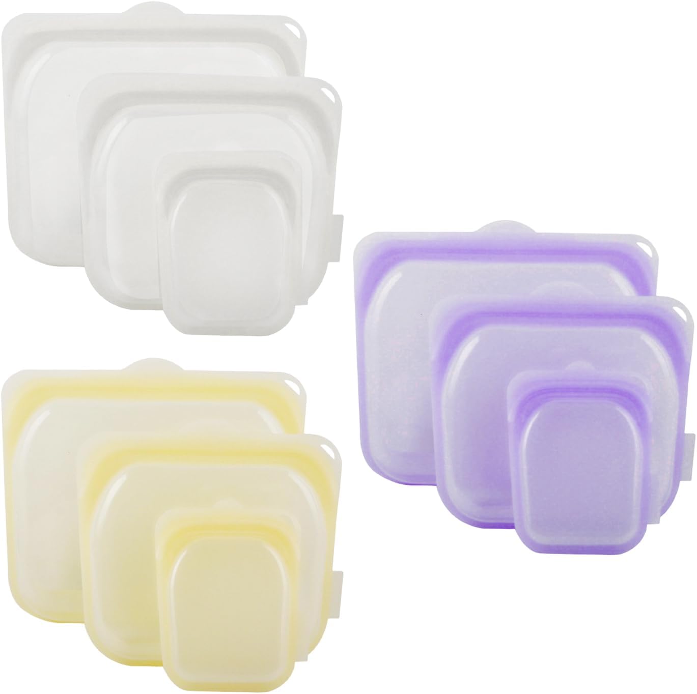 Reusable Silicone Food Storage Bag, With Airtight Freezer Safe Closure, 21x118cm, Snack Bags, Reusable Freezer Bags, Keeps Food Fresh Longer, For Meal Prep Lunch Travel Use