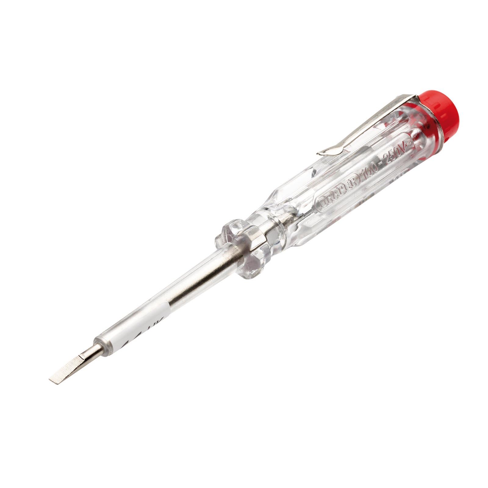 Draper Silver 10200 Mains Tester Screwdriver, 140Mm